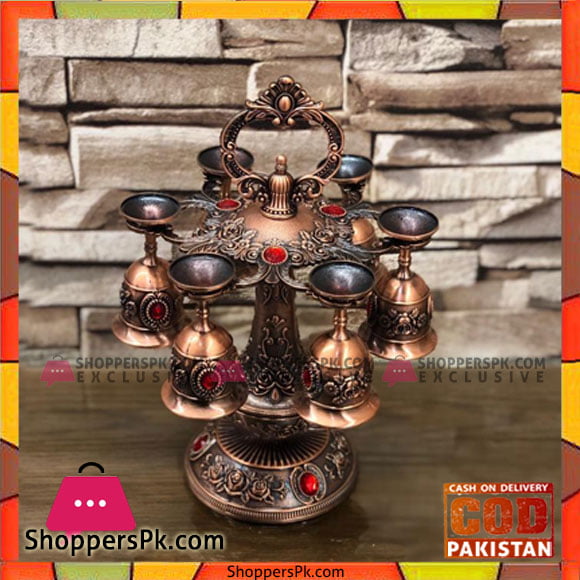 High Quality 6 Pcs Kawa Glass With Stand