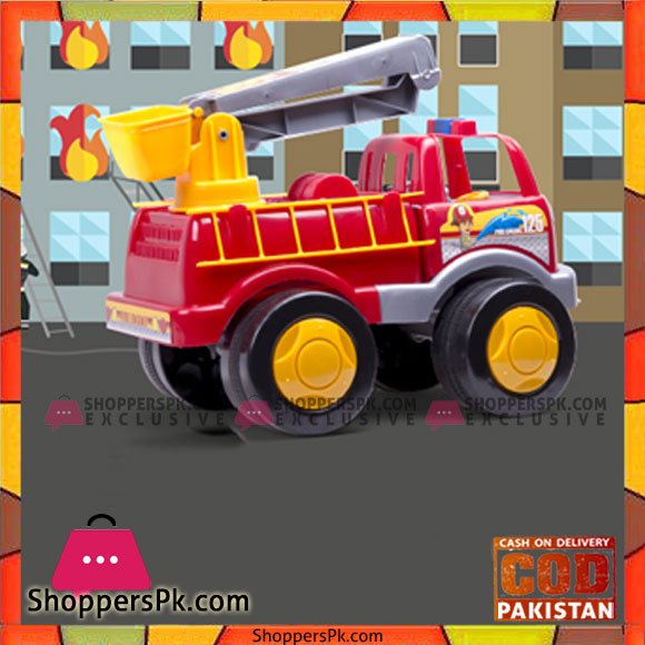 High Quality Kids Playing Fire Engine Truck