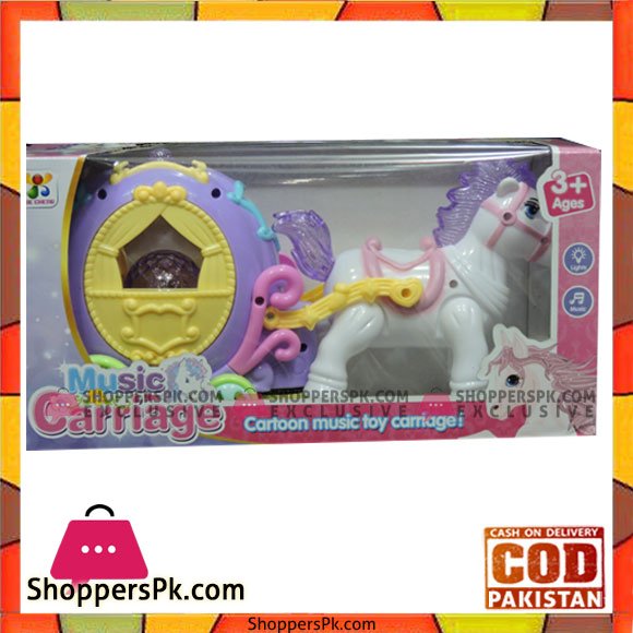 Kids Cartoon Music Toy Carriage