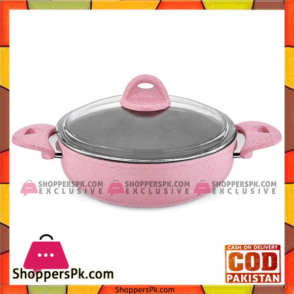 Saflon Granitline Karai Shallow Pot 32-CM - 6.50 liter SF8632GR Turkey Made