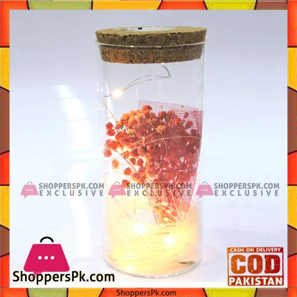 High Quality Table Decorarion Led Dry Flower Vase