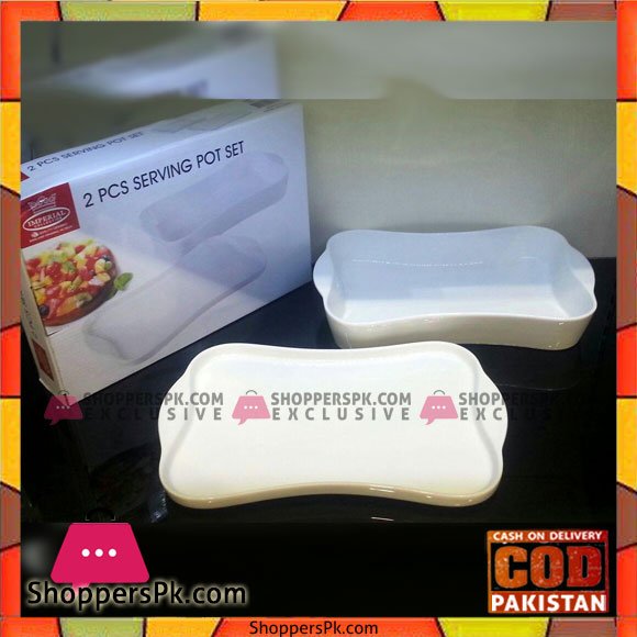 Imperial High Quality 2 Pcs Serving Pot Set