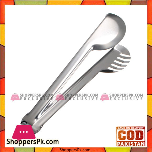 Stainless Steel Bread Tong BBQ Clip Fried Steak Clamp