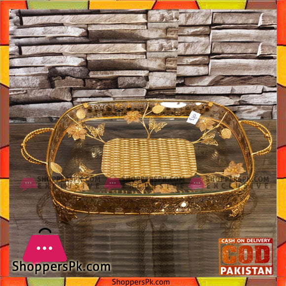 High Quality Glass Flower Design Serving Dish