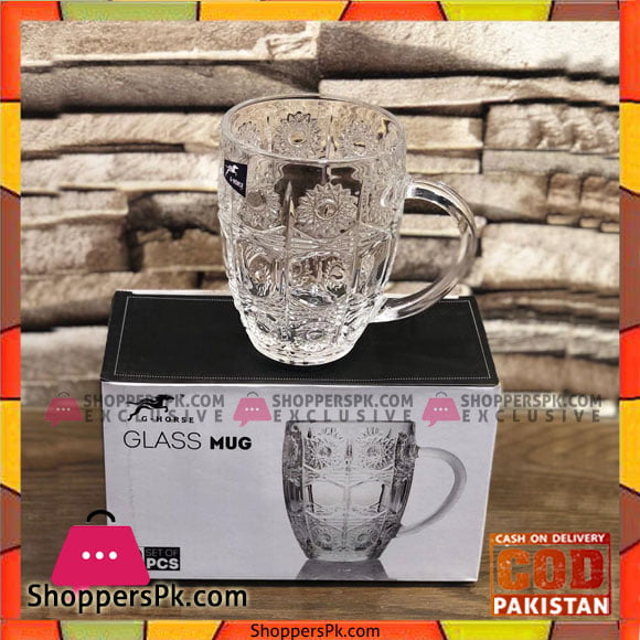 High Quality Glass Tea and Coffee Cups 2 Pcs Set