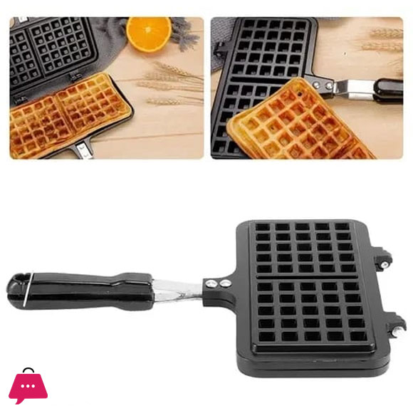 High Quality Wafer Mold 2 Grid Rectangle Grill Pan