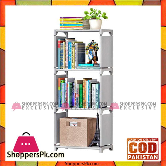 4 Tiers Fabric Kids Small Waterproof Home Furniture Children Books Closet Storage - 16.54 x 10.24 x 37(L x W x H)