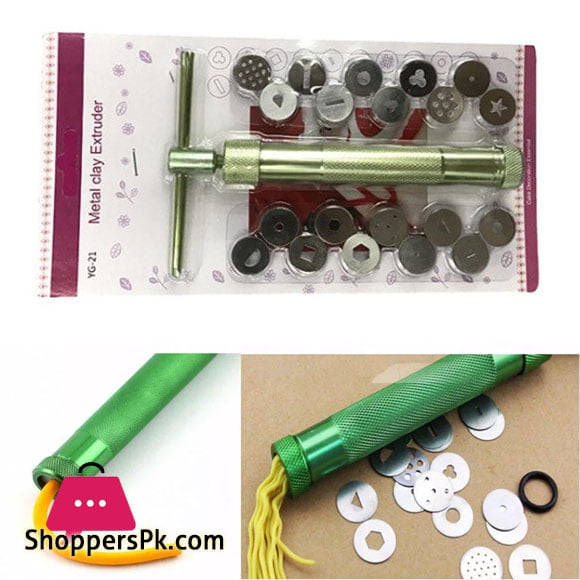Metal Clay Extruders Cake Sculpture Polymer Gun Tool YG-21