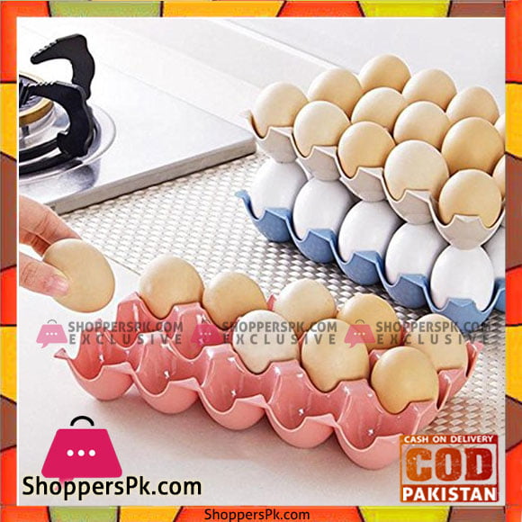 1Pcs Thickened Plastic 15 Cells Egg Storage