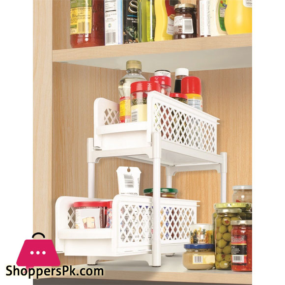MULTI-PURPOSE DOUBLE LAYERED BASKET DRAWERS