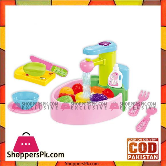 Simulation Sink Toy Real Working Function Induction Play House Set Kitchen Sink Toy