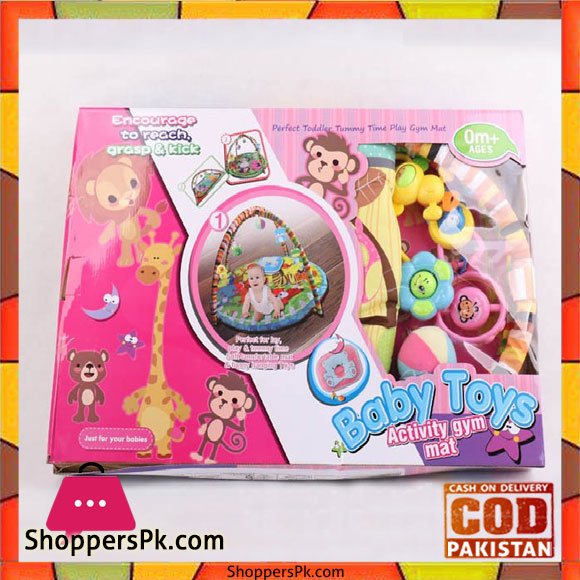 Kids Playing Baby Toys Play Gym Mat