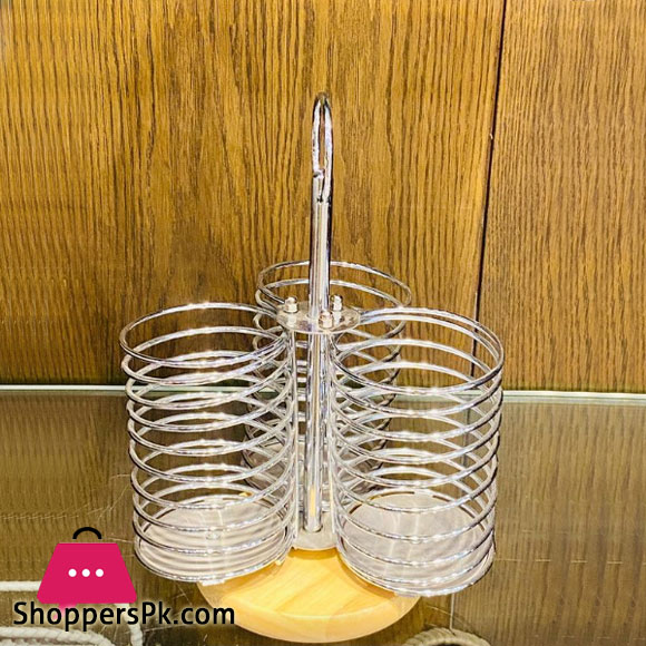 BINCA 3-Cylinder Revolving Caddy Spoon Holder High Quality