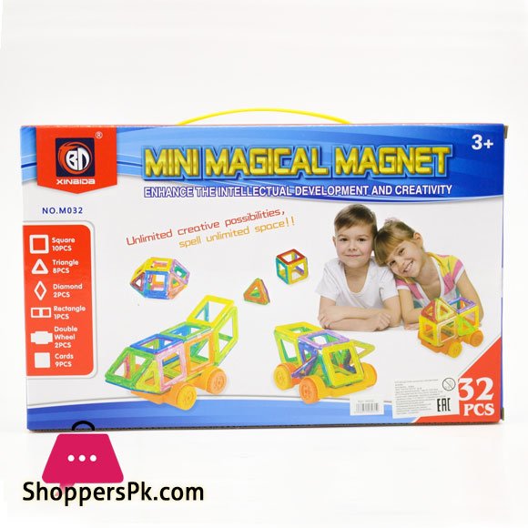 3D Magnetic Constructor Mini Magical Magnet 32 Parts