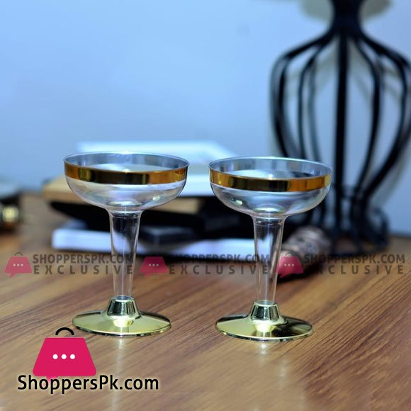 Beautifull Design Aclyric Plastic Disposable Glass Pack of 6