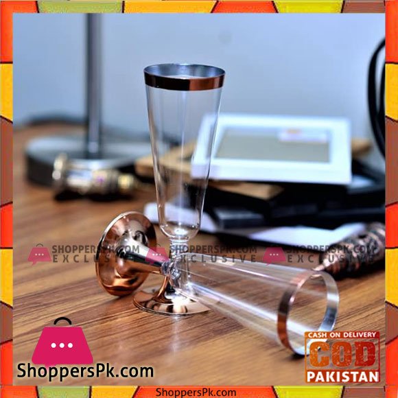 Beautifull Design Aclyric Plastic Disposable Glass Pack of 6