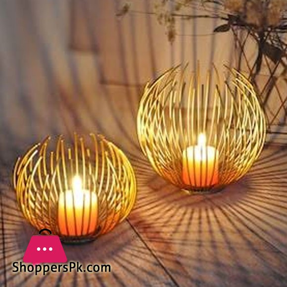 Cage Style Metal Candle Holder Large 1 Pcs 8 x 8 Inch Price in Pakistan