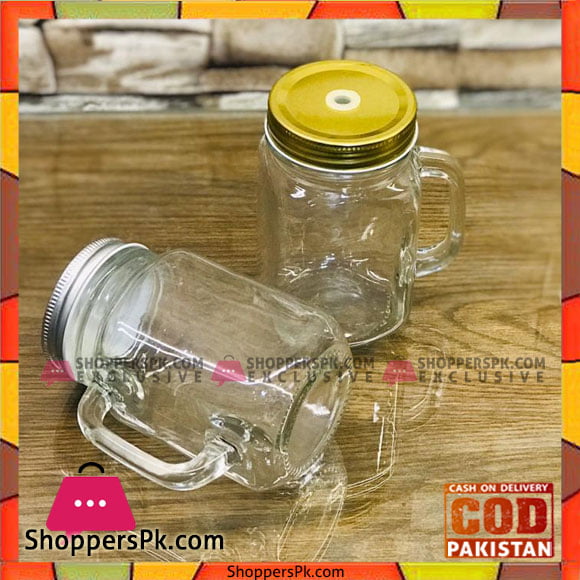 Clear Glass Plan Mason Jar - 1 Pcs