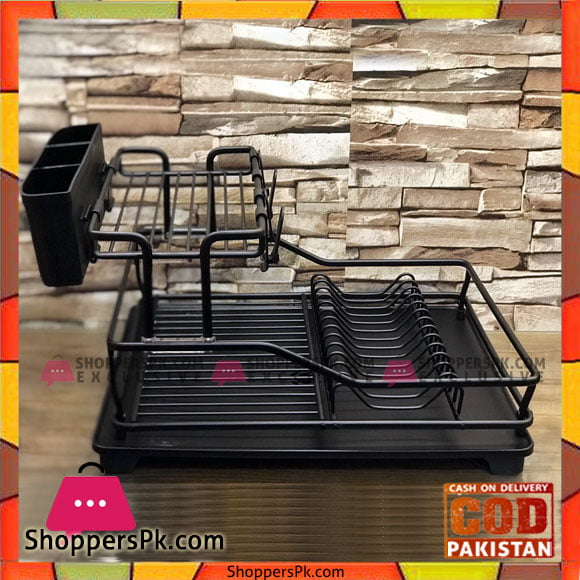 DOUBLE TIER NO-RUST DISH DRAINER