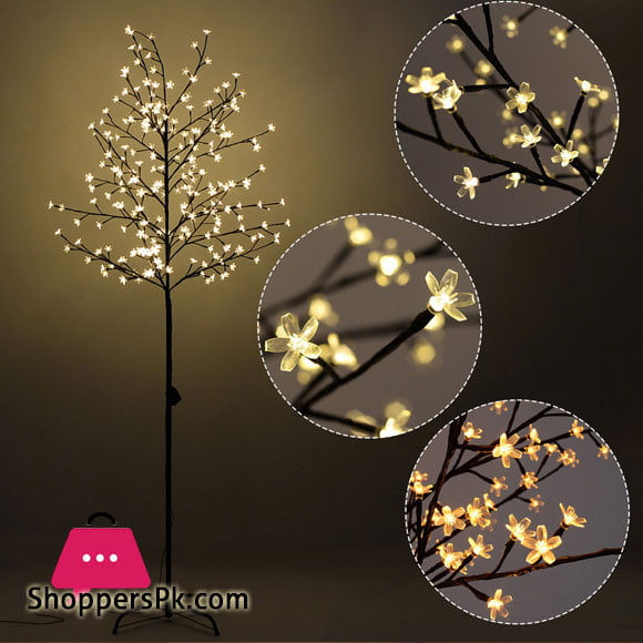 LED Tree Light Floor Lamp Home Decor Warm White