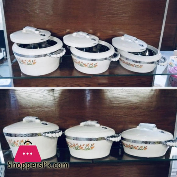 Happy Gains Hot Pot 3 Pcs Set ABS Cap