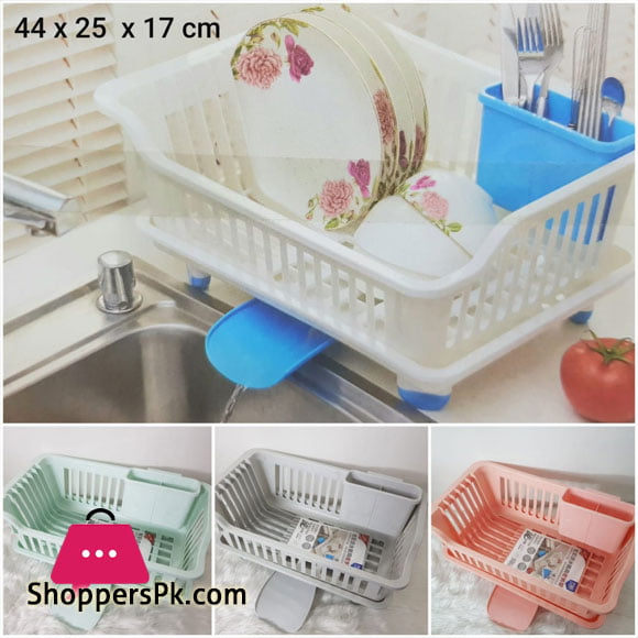 LingChin Plastic Dish Drainer Plate Rack