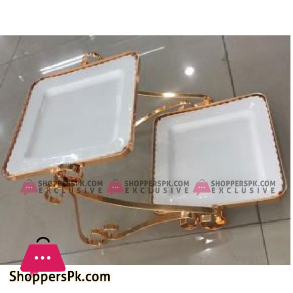 Brilliant 2Pcs 12 inch Rectangle Pastry Holder - BR0252