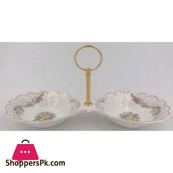 Angela 2 Compartment Serving Dish - BRD183