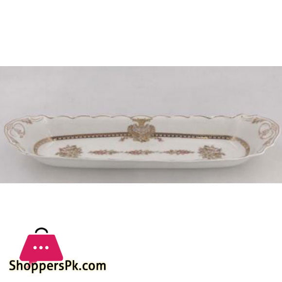 Angela Long Oval Plate - BRD192