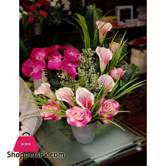 Beautiful Artificial Flower Pot Arrangement 236D4