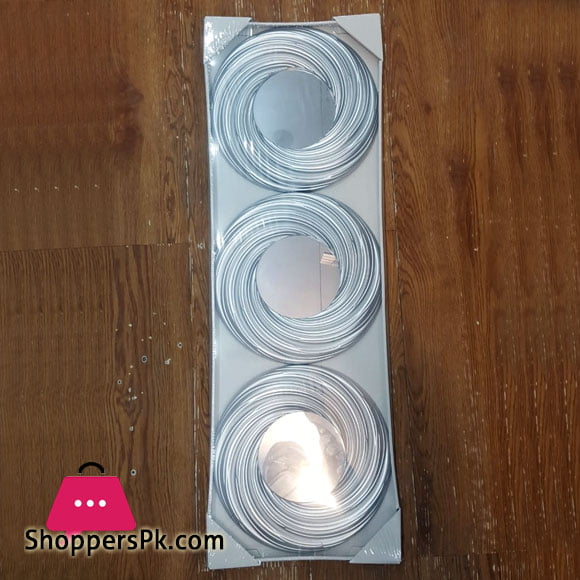 Wall Hanging Mirror Set 3 Pcs - 4456