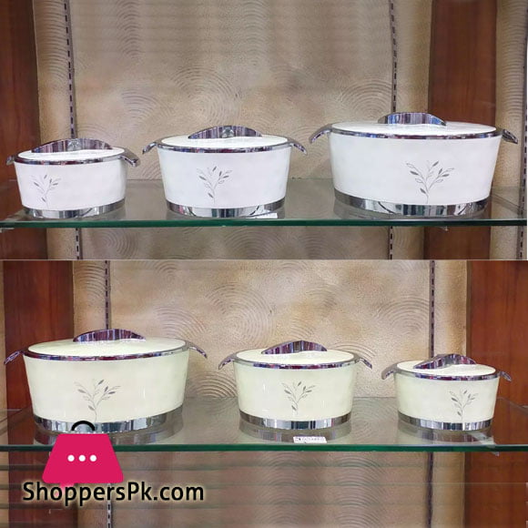 3 Pcs Arkon Food Warmer Set - Hot Pot Set