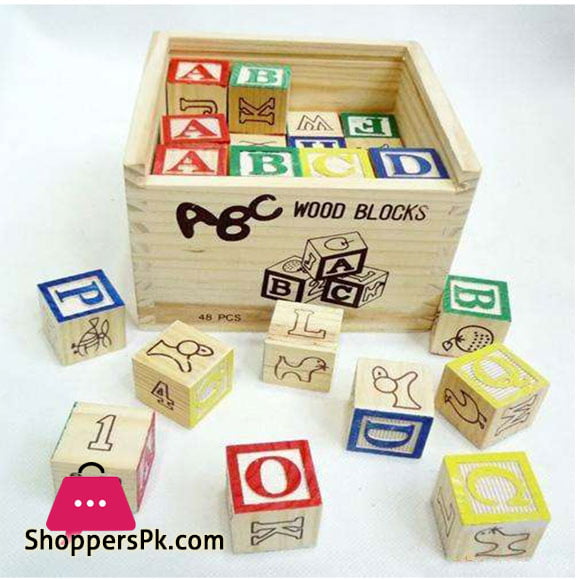 ABC Wood Block 45 Pcs