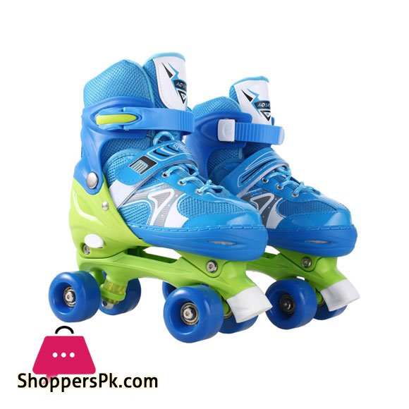 Adjustable Kids Roller Skates PVC Wheel Triple Lock