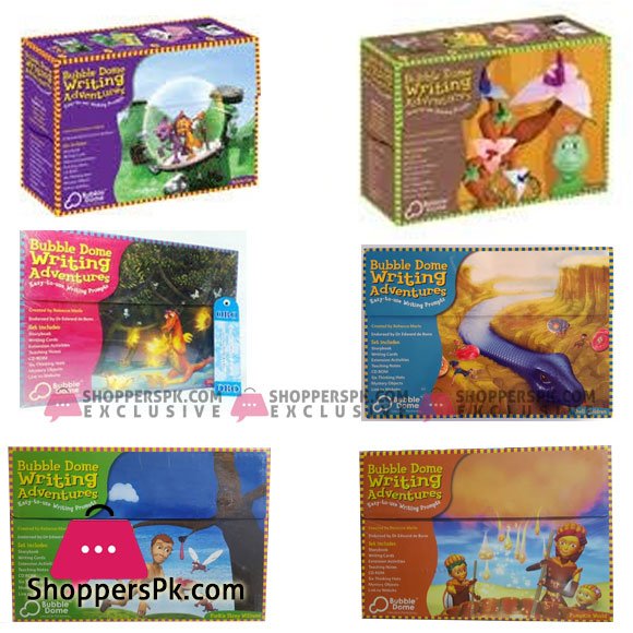 Bubble Dome Writing Adventure Pack of 6 Easy to Use Writting Prompts