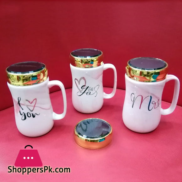 Ceramic Coffee Mug with Cap