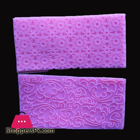 Silicon Floral Impression Fondant Mold