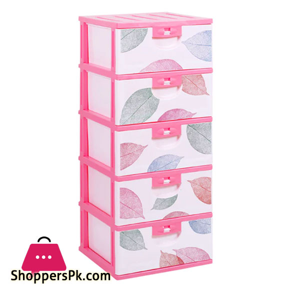 Baby Plastic Storage Drawer 5 Layer 3 Feet x 1.6 Feet