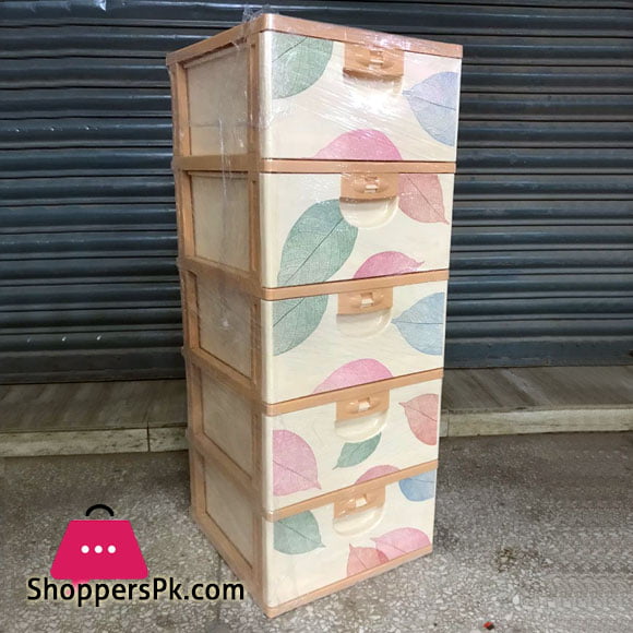 Baby Plastic Storage Drawer 5 Layer 3 Feet x 1.6 Feet