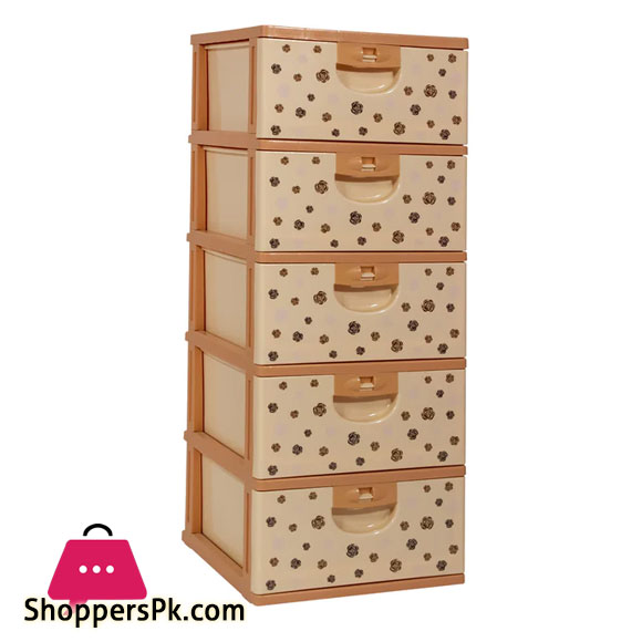 Baby Plastic Storage Drawer 5 Layer 3 Feet x 1.6 Feet