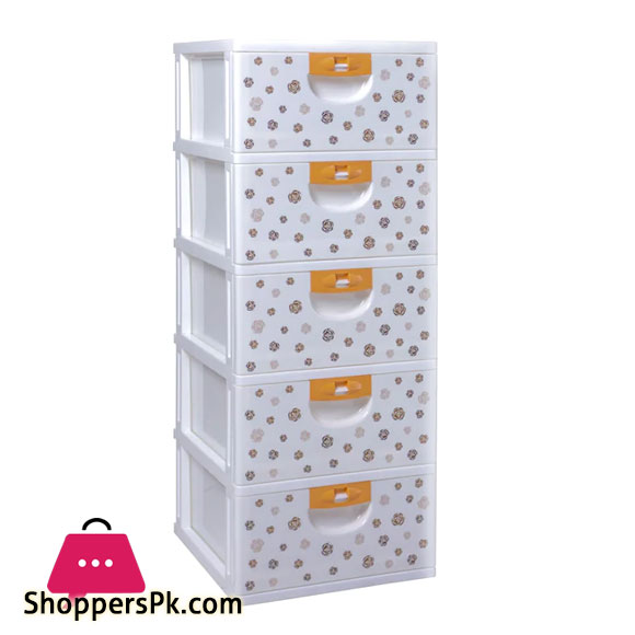 Baby Plastic Storage Drawer 5 Layer 3 Feet x 1.6 Feet