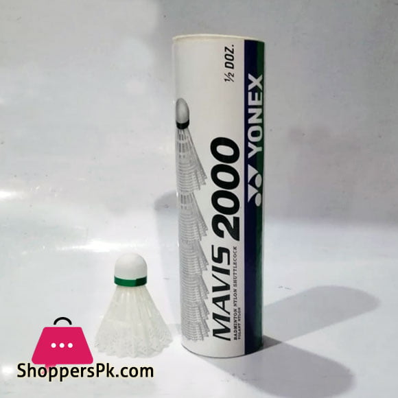 Mavis 2000 Badminton shuttlecock 6 Pieces Box
