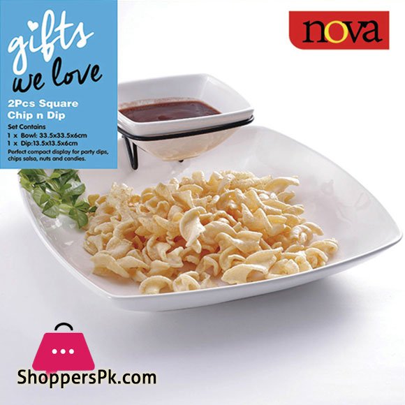 Nova 2 Pcs Square Chip & Dip HJ19360