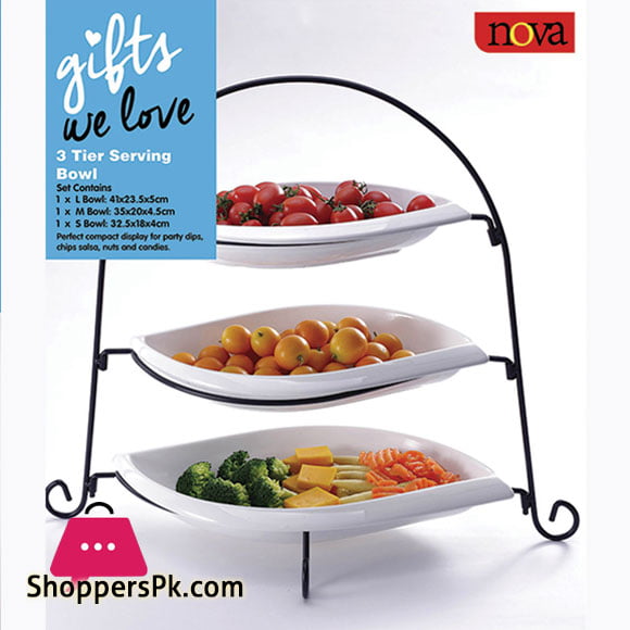 Nova 3 Tier Serving Bowl HJ20436
