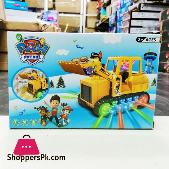 Paw Patrol Bulldozer With Light and Sound For Kid