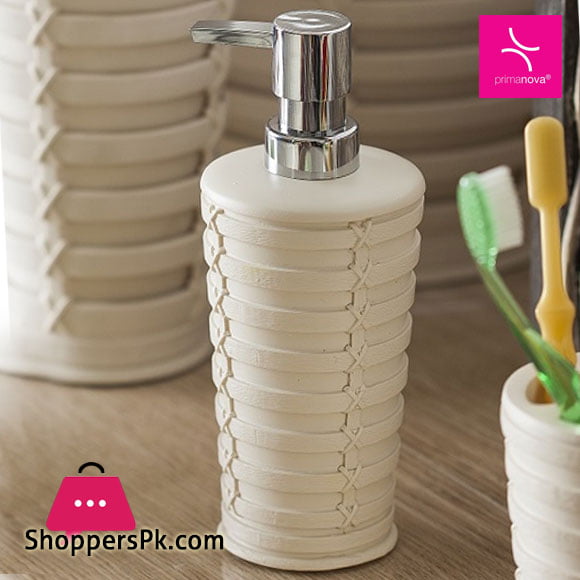 Primanova Palm Beige Liquid Soap Dispenser Turkey Made D-15920