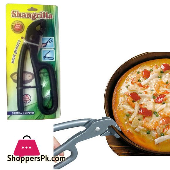 Shangrilla Heavy Duty Pizza Pan Gripper, Cast Aluminum Anti Scald Baking Pan Gripper