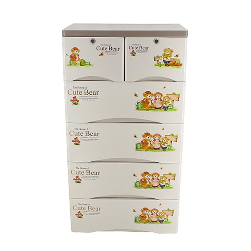 4+2 DRAWERS CUTE BEAR 160A5