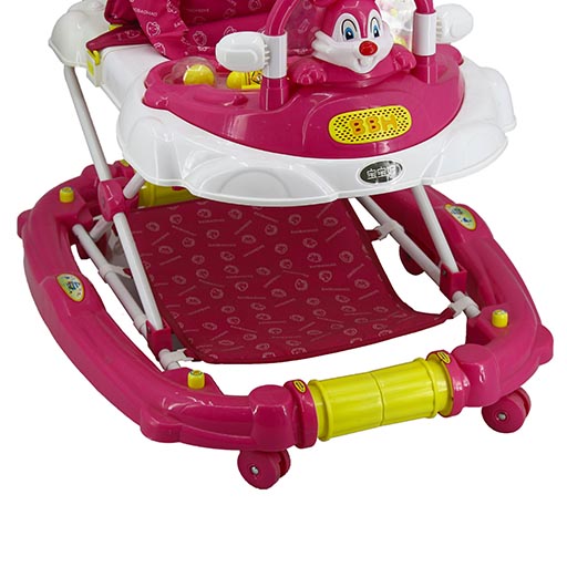WALKER WITH ROCKER RABBIT PINK 3290E-908