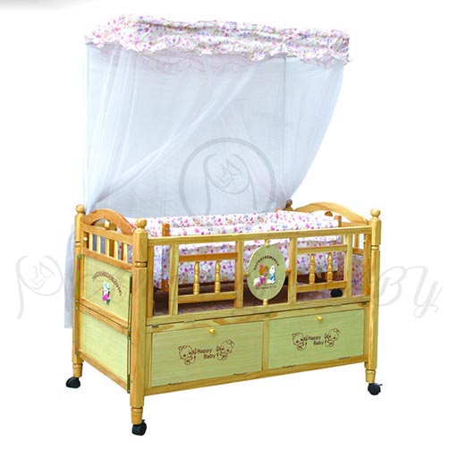 BABY WOODEN COT 539-1 M&B